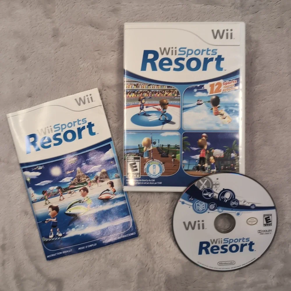 Nintendo Wii Sports Resort CIB Complete Retro with Manual